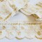 Kitcheniva 4" Wide Beige & Off White Floral Embroidered Cotton